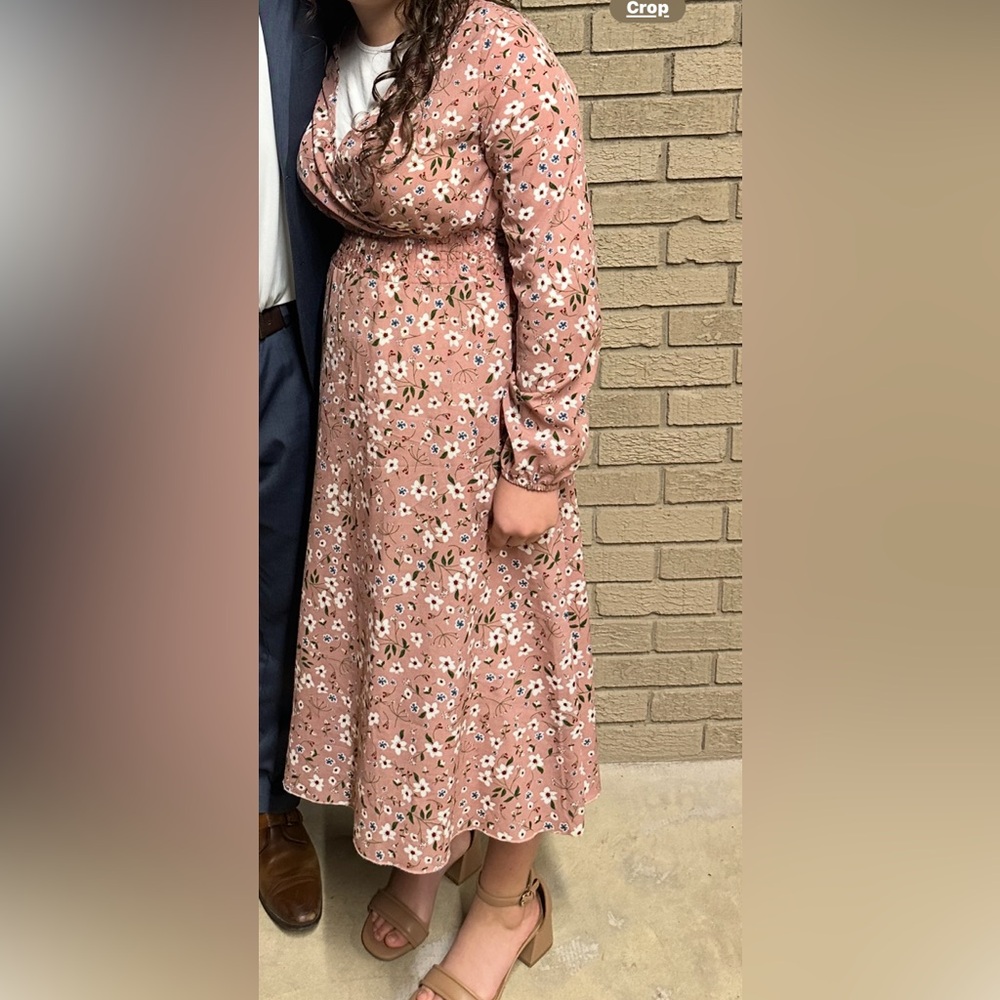 Floral Long Sleeve Dress